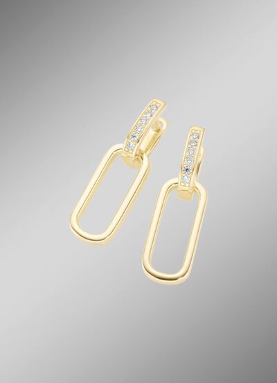 Vergoldete Klappcreolen 