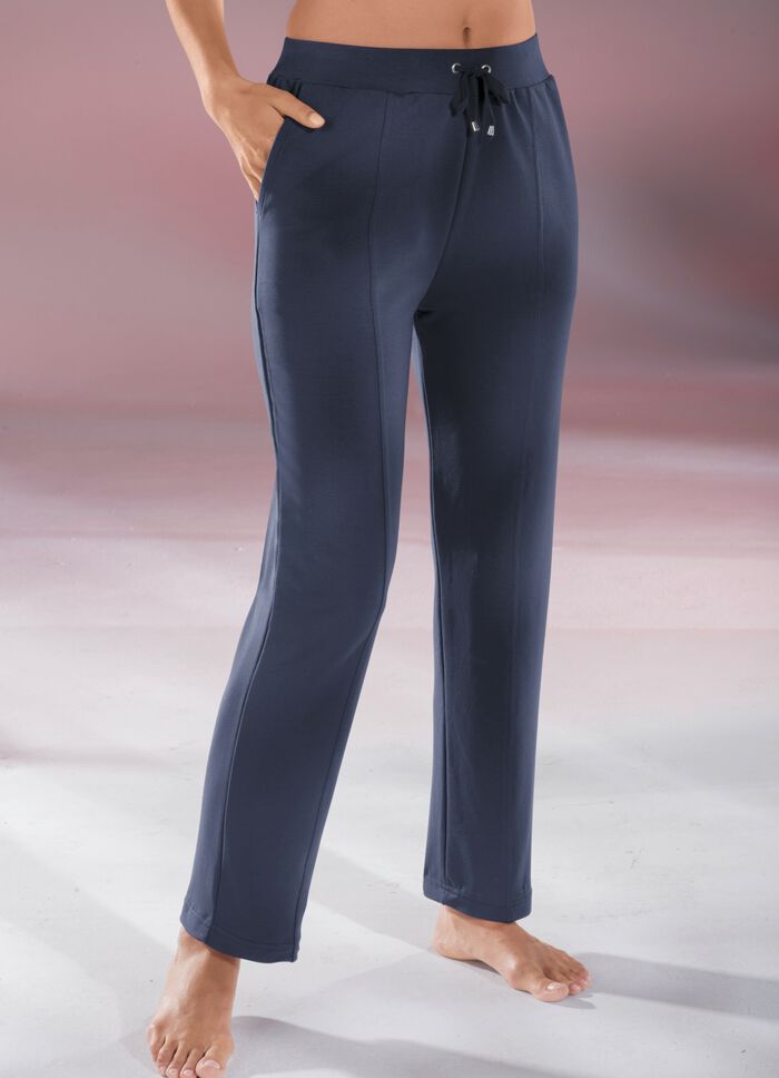 Bequeme Hose mit breitem Dehnbund 
