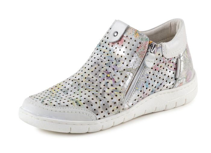 ELENA EDEN Bootie aus zart schimmerndem Rind-Nubukleder 