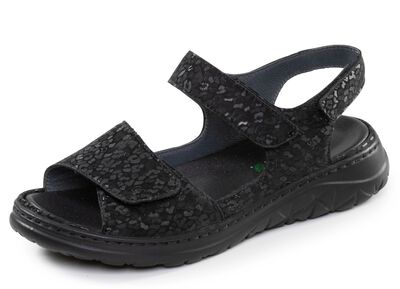 Waldl&auml;ufer, bequeme Damen-Sandalen, Weite H, mit herausnehmbarem Fu&szlig;bett 