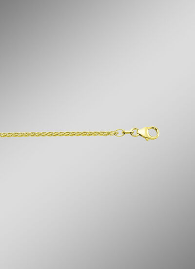 3-fach Zopfkette aus Gold 