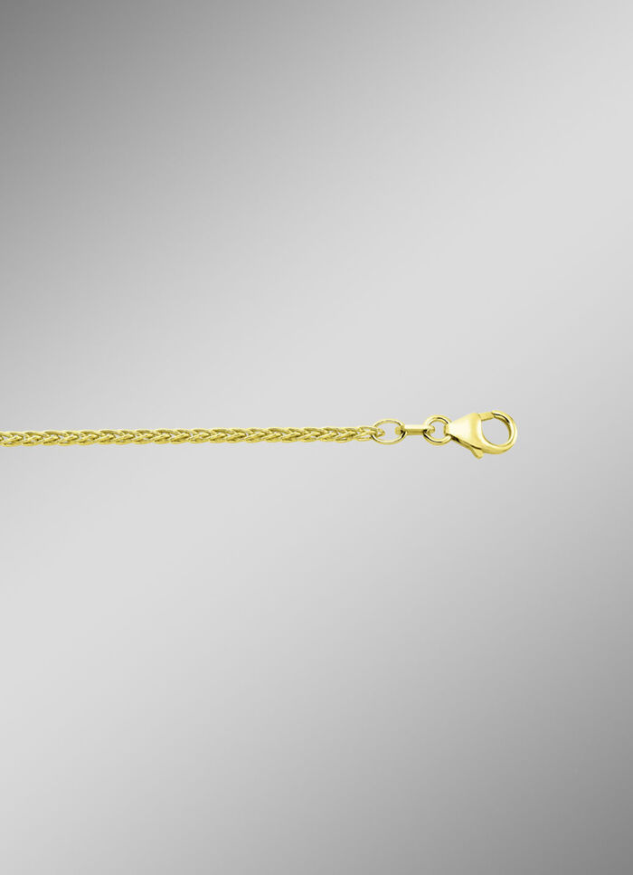 3-fach Zopfkette aus Gold 