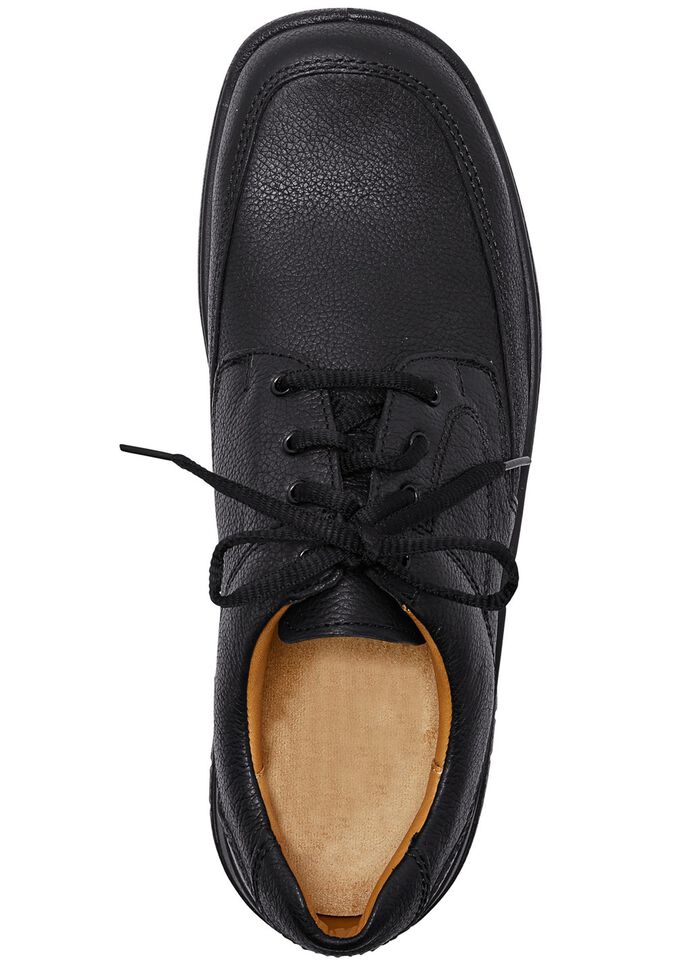 GINO GALANTE, klassische Herren-Schn&uuml;rschuhe, mit herausnehmbarem Fu&szlig;bett SCHWARZ