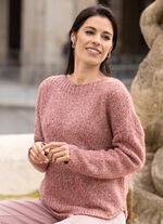 Pullover aus Melangegarn 