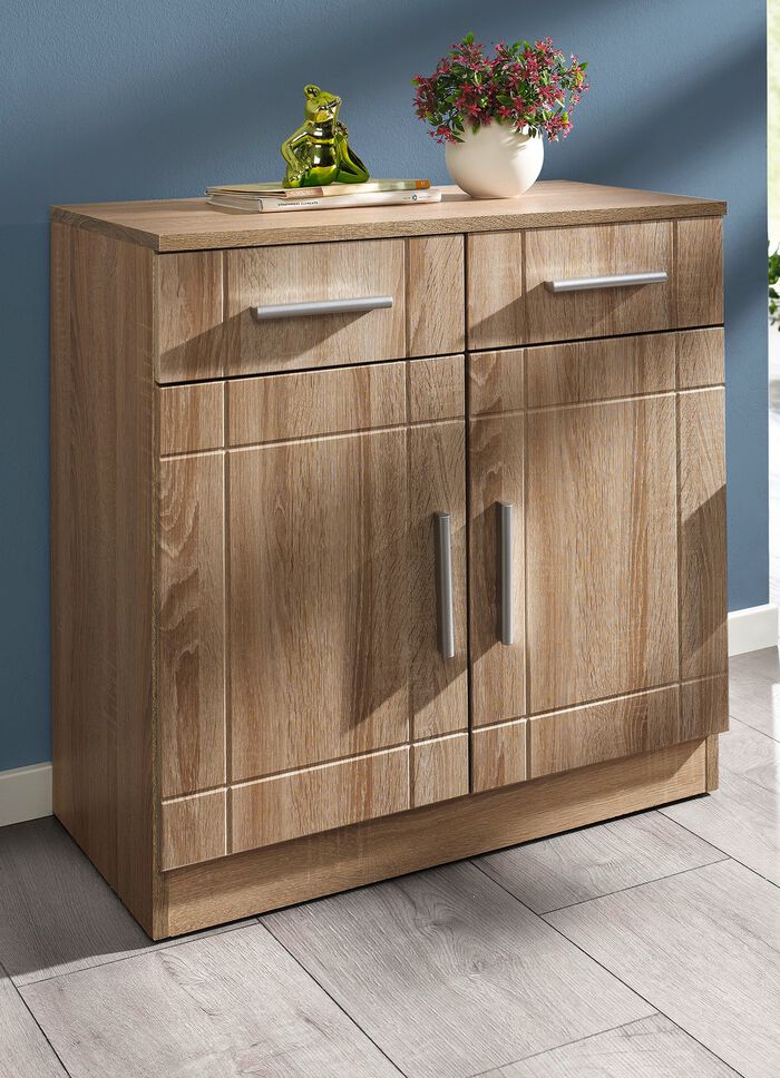 Moderne Kommode mit matten Tiefzieh-Fronten 