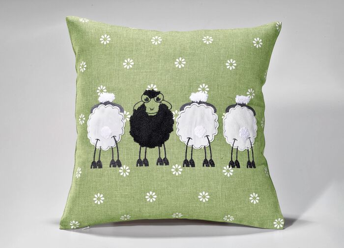 Tisch- und Raumdekoration mit Pl&uuml;sch-Applikationen 