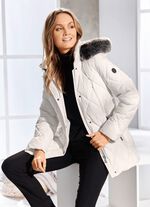 Jacke mit Rei&szlig;verschluss an den Seitenschlitzen 