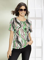 H&uuml;bsches Shirt mit Rundhalsausschnitt 