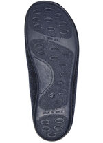 Pantoffel aus dezent gemustertem Textilmaterial MARINE