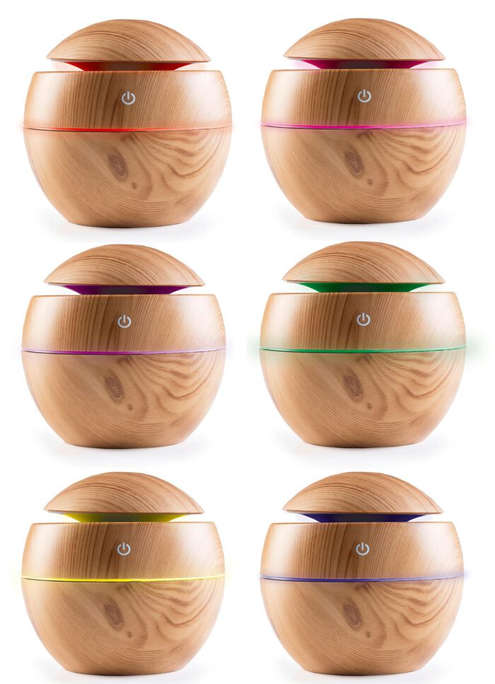 Luftbefeuchter in Holzoptik 