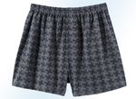 Viererpack Boxershorts mit kn&ouml;pfbarem Eingriff, bunt dessiniert 