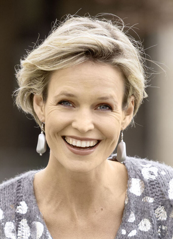 Ohrringe mit mattem Finish 