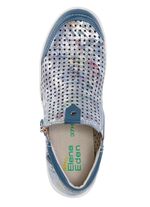 ELENA EDEN Bootie aus zart schimmerndem Rind-Nubukleder JEANS