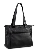 Laurina, Tasche, Damen, mit zwei Umh&auml;ngeriemen SCHWARZ