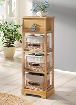 Kommode aus Massivholz mit eingearbeiteten Gebrauchsspuren NATUR