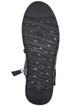 ELENA EDEN Schn&uuml;r-Bootie aus Veloursleder MARINE