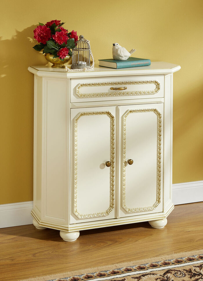 Hochwertige M&ouml;belserie mit Echtholzfurnier CREME-GOLD