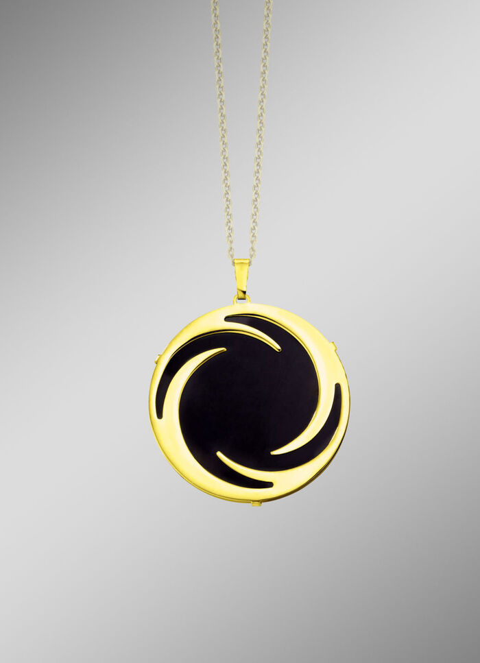 Moderner Anh&auml;nger mit Onyx 