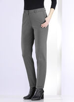 Hose mit rückwärtigem Dehnbundeinsatz ANTHRAZIT MELIERT