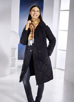 Funktionsmantel mit Rautenstepp 