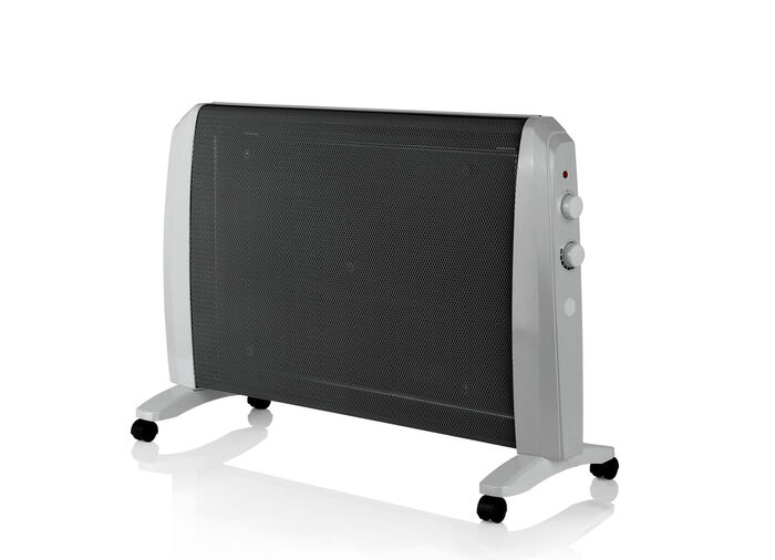 Keramik-Heizwellen-Gerät mit Transportrollen SCHWARZ-GRAU