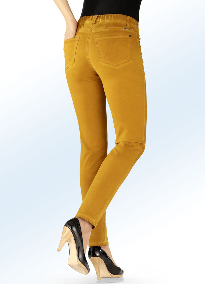 Superbequeme, edle Hose MESSING