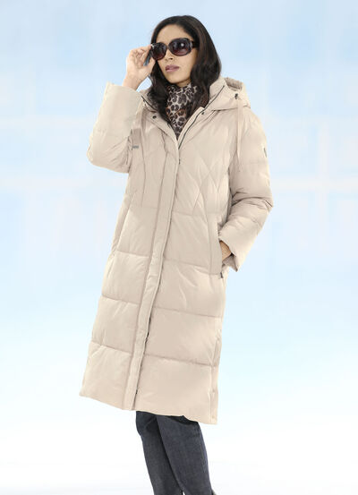 Mantel mit legerem Schnitt 