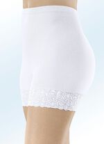 Dreierpack Schl&uuml;pfer mit auswechselbarem Gummizug WEISS