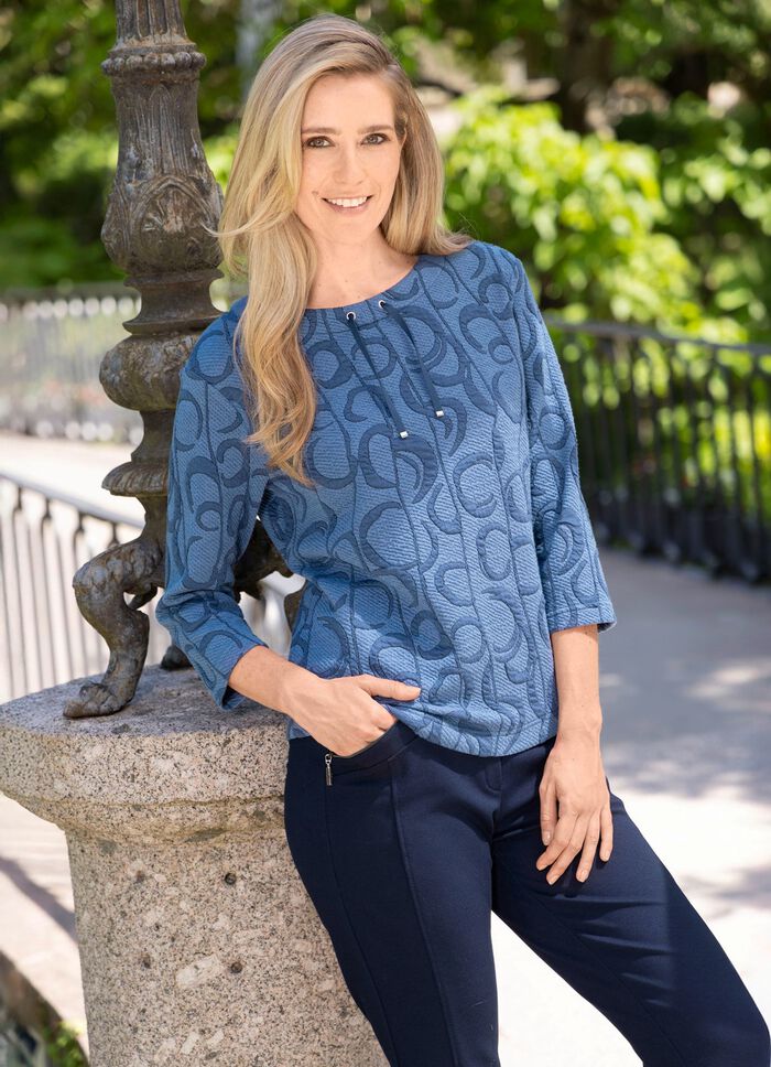 Pullover in Ausbrenner-Optik 