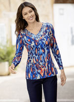 Shirt mit effektvoller Strasszier 