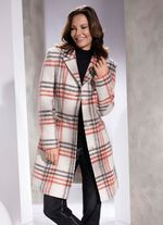 Kurzmantel mit angesagtem Karodessin 