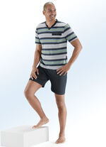 Zweierpack Shortys mit V-Ausschnitt und Brusttasche 