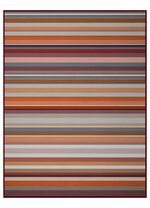 Schlafdecke mit Veloursbandeinfassung MULTICOLOR