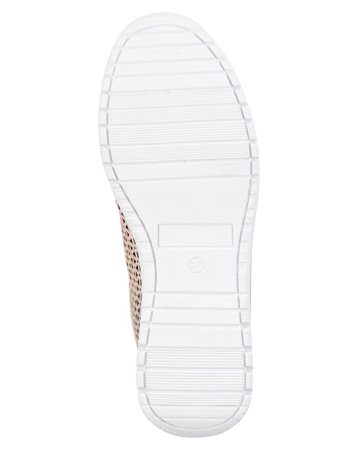 ELENA EDEN, sommerliche Damen-Sneaker, Weite G, mit herausnehmbarem Fu&szlig;bett MATTGOLD