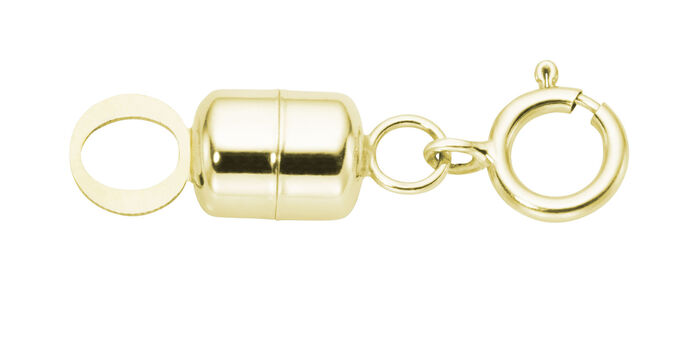 Praktische Magnetschließe aus Gold 