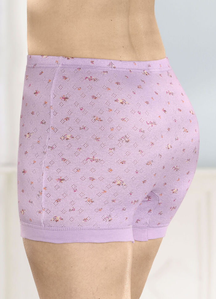 Viererpack Schlüpfer mit feinerm Ajour-Dessin 