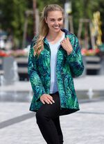 Jacke mit fester Kapuze 