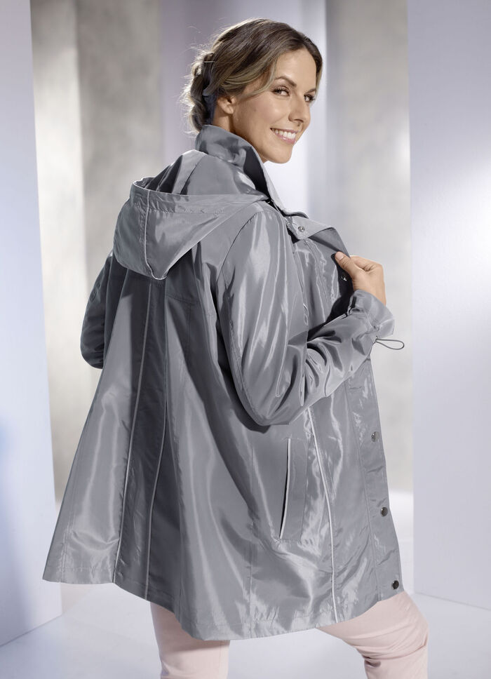 Jacke mit Reflektorpaspeln 