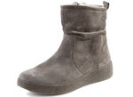 ELENA EDEN Stiefelette aus weichem Veloursleder SCHLAMM