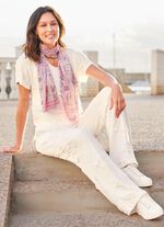 Shirt mit &uuml;berschnittener Schulterpartie 