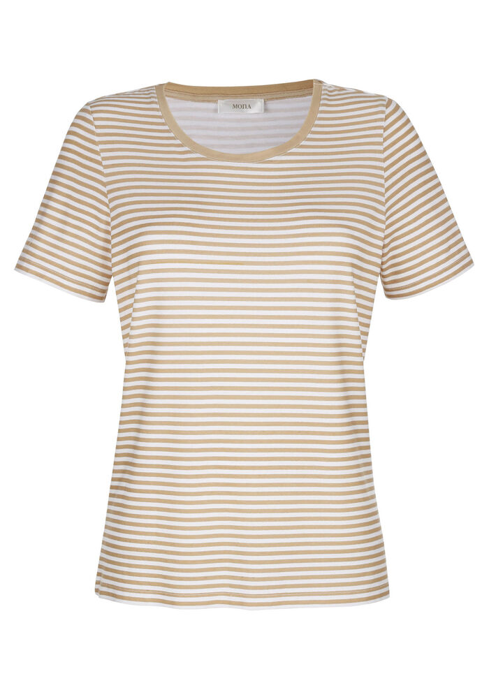 Shirt mit allover Ringel-Dessin 