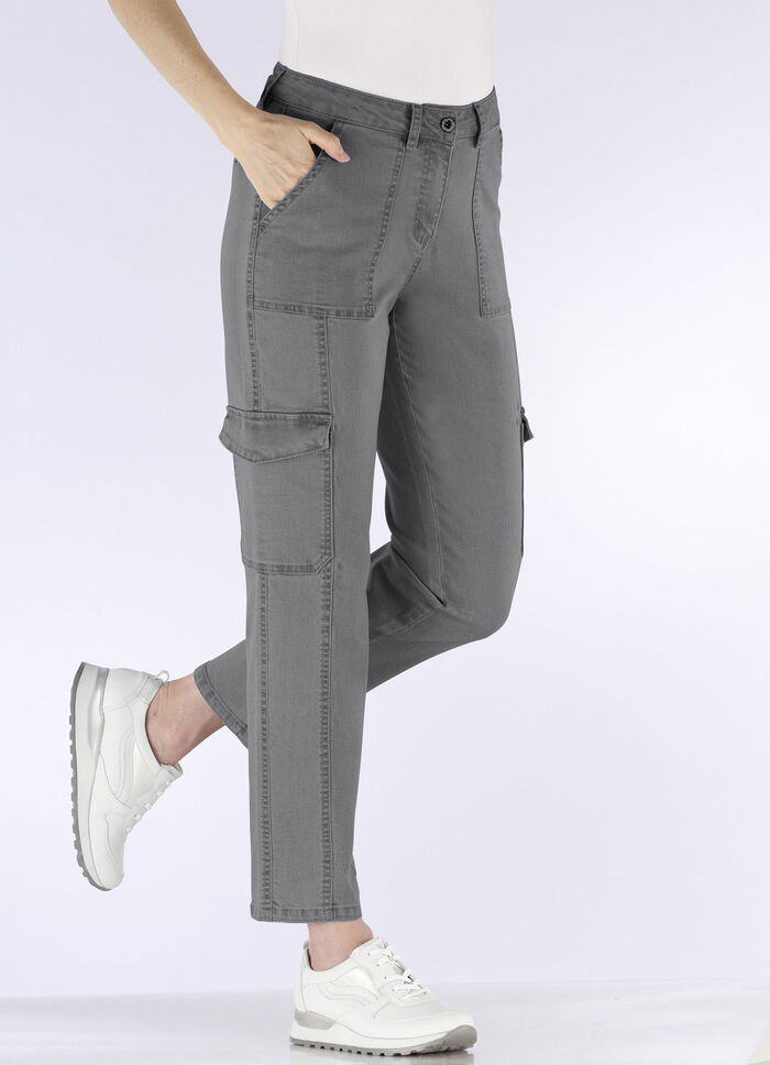 Kn&ouml;chellange Cargojeans GRAU
