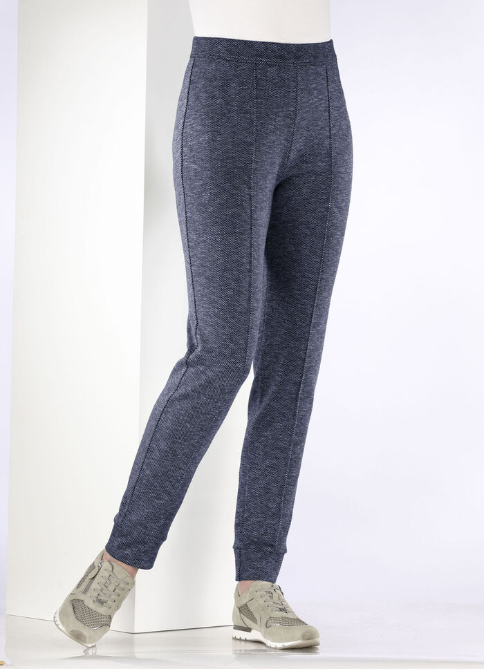 Strickhose BLAU-SCHWARZ