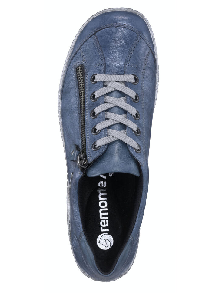 Remonte, bequeme Damen-Sneaker, Weite G, mit herausnehmbarem Fußbett BLAU