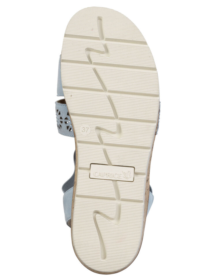 ELENA EDEN, sommerliche Damen-Sandalen, Weite G, mit herausnehmbarem Fu&szlig;bett JEANS