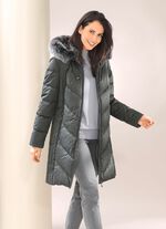 Funktions-Kurzmantel mit fester Kapuze 