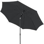 Höhenverstellbarer Sonnenschirm mit UV-Schutz 50+ ANTHRAZIT