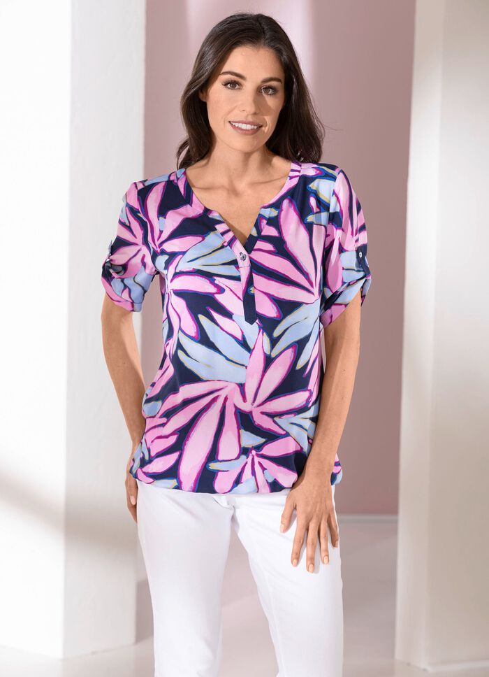 Tunika mit V-Ausschnitt 