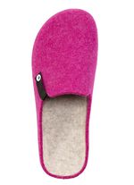 Laurina, trendige Damen-Hausschuhe, Weite G, mit anatomisch geformtem Fu&szlig;bett PINK