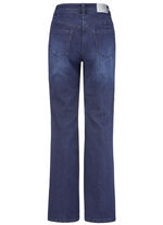 Jeans mit modischer Beinweite  DUNKELBLAU